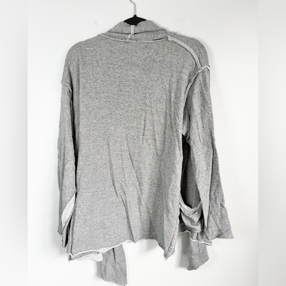 Krista Larson Duster Cardigan Jacket One Size Gray Lagenlook Artsy Fall. - Picture 6 of 6